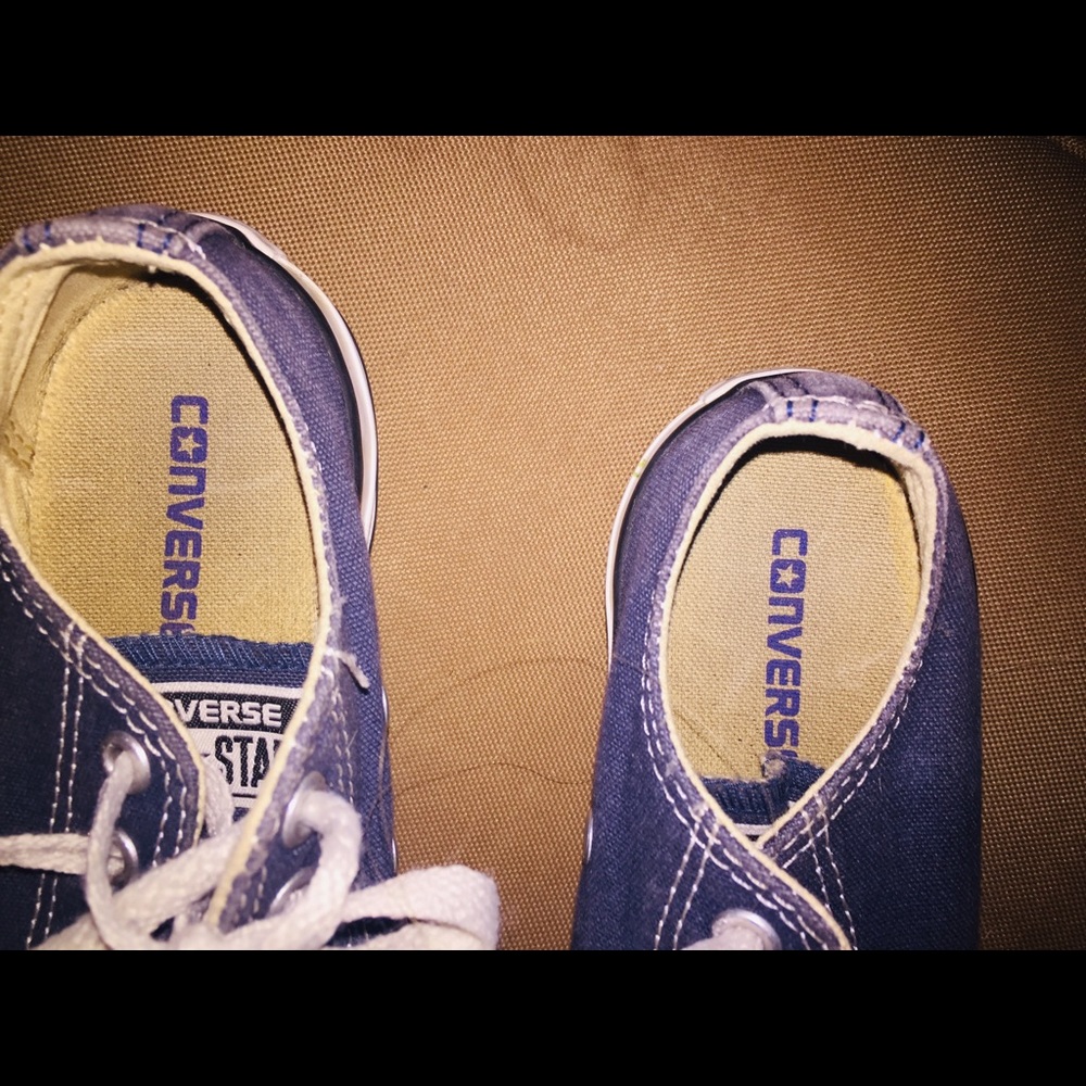 Navy blue converse size 12